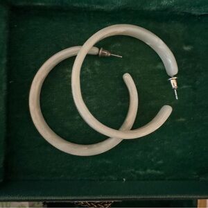 Francesca’s Acrylic Hoop Earrings